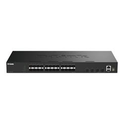 D-Link 28-Port Gigabit SFP Stackable Smart Managed Switch with 4 x 10G SFP+ Ports