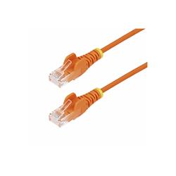 StarTech.com 2.5m Orange Slim CAT6 Cable