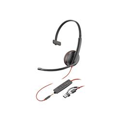 Poly Blackwire 3215 - headset - 3.5 mm jack, USB-C