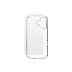Zagg Defence Bundle - Tempered Glass Screen Protector and Clear Case for iPhone 16