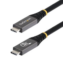 StarTech.com 50cm USB4 Cable, USB-C 80Gbps - Black