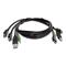 StarTech.com Dual-HDMI KVM Cable, USB 2.0