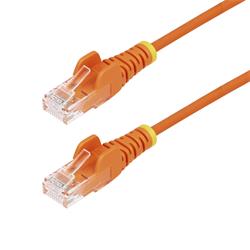 StarTech.com 25cm Orange Slim CAT6 Cable
