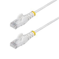 StarTech.com 25cm White Slim CAT6 Cable