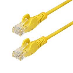 StarTech.com 25cm Yellow Slim CAT6 Cable
